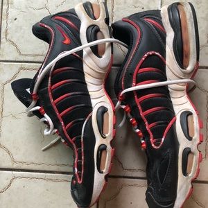 Nike Air Max Tailwind IV Red Black Shoes Sz 13